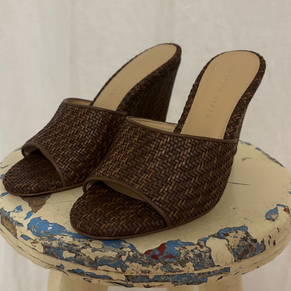 Veronica Beard Woven Dali Slides